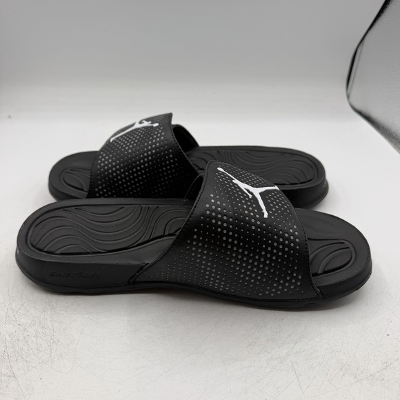 Nike Air Jordan Hydro 5 Slides Sandals Mens Sz 9 Black/White Slip On 820257-010 main image 5